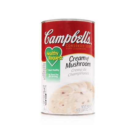 Campbells Condensed Soup Healthy Request Cream Of Mushroom Soup 50 oz., PK12 000004144